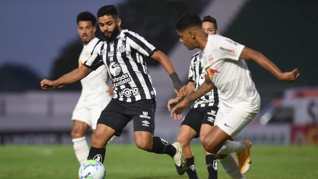 CAMPEONATO BRASILEIRO DA SÉRIE A DE 2020. PRIMEIRA FASE. VIGÉSIMA RODADA. RED BULL BRAGANTINO-SP. SANTOS-SP.