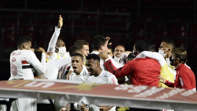 COPA DO BRASIL DE 2020. QUARTAS DE FINAL. JOGO DE VOLTA. SÃO PAULO-SP. CLASSIFICADO. FLAMENGO-RJ. ELIMINADO.