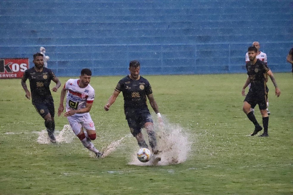 CAMPEONATO BRASILEIRO DA SÉRIE D DE 2020. OITAVAS DE FINAL. JOGO DE VOLTA. APARECIDENSE-GO. CLASSIFICADO. SÃO LUIZ-RS. ELIMINADO.