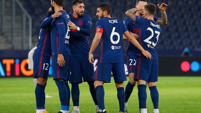 LIGA DOS CAMPEÕES DA EUROPA. TEMPORADA 2020.2021. FASE DE GRUPOS. GRUPO A. ATLÉTICO DE MADRID. ESPANHA. RED BULL SALZBURG. ÁUSTRIA.