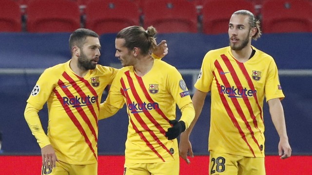 LIGA DOS CAMPEÕES DA EUROPA. TEMPORADA 2020. 2021. FASE DE GRUPO. GRUPO G. QUINTA RODADA. FERENCVAROS. HUNGRIA. BARCELONA. ESPANHA.