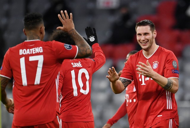 LIGA DOS CAMPEÕES DA EUROPA. TEMPORADA 2020.2021. FASE DE GRUPOS. GRUPO A. SEXTA RODADA. BAYERN DE MUNIQUE. ALEMANHA. LOKOMOTIV MOSCOU. RÚSSIA.