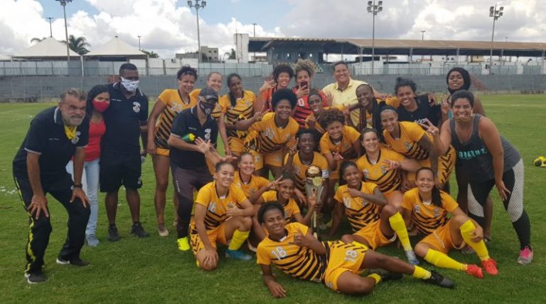 CAMPEONATO BRASILIENSE DE FUTEBOL FEMININO DE 2020. DECISÃO DO TERCEIRO E QUARTO LUGAR. CRESSPOM-DF. TERCEIRO LUGAR. CEILÂNDIA-DF. QUARTO LUGAR. CRESSPOM-DF. VAGA NA SÉRIE A2 D E2021.