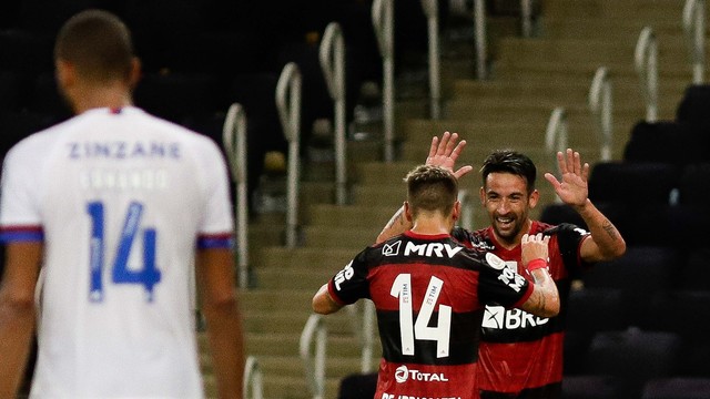 CAMPEONATO BRASILEIRO DA SÉRIE A DE 2020. PRIMEIRA FASE. VIGÉSIMA SEXTA RODADA. FLAMENGO-RJ. BAHIA-BA.
