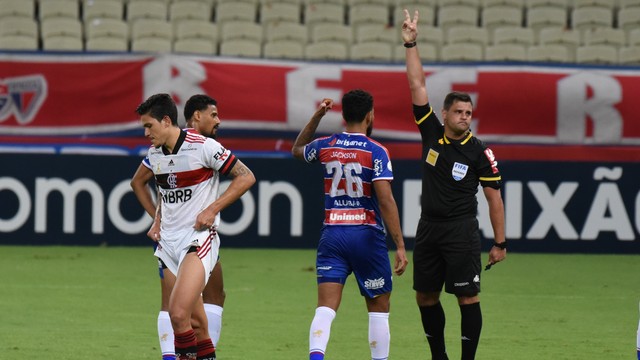 CAMPEONATO BRASILEIRO DA SÉRIE A DE 2020. PRIMEIRA FASE. VIGÉSIMA SÉTIMA RODADA. FLAMENGO-RJ. FORTALEZA-CE.
