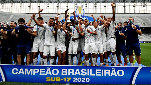 CAMPEONATO BRASILEIRO DE FUTEBOL SUB-17 DE 2020. FINAL. JOGO DE VOLTA. FLUMINENSE-RJ. CAMPEÃO. ATHLETICO-PR. VICE-CAMPEÃO.