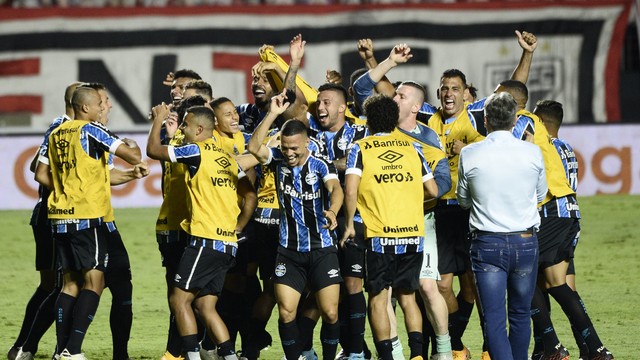 COPA DO BRASIL DE 2020. SEMIFINAL. JOGO DE VOLTA. GRÊMIO-RS. CLASSIFICADO. PALMEIRAS-SP. ELIMINADO.