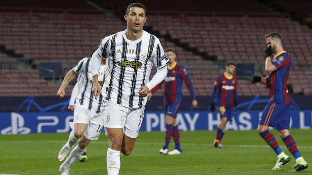 LIGA DOS CAMPEÕES DA EUROPA DA TEMPORADA 2020.2021. GRUPO G. JUVENTUS. ITÁLIA. BARCELONA. ESPANHA. FASE DE GRUPOS. QUINTA RODADA.