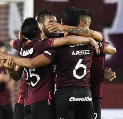 COPA SUL-AMERICANA DE 2020. OITAVAS DE FINAL. JOGO DE VOLTA. LANÚS. ARGENTINA. CLASSIFICADO. BOLÍVAR. BOLÍVIA. ELIMINADO.