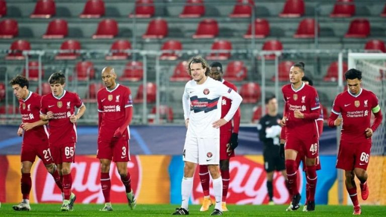 LIGA DOS CAMPEÕES DA EUROPA. TEMPORADA 2020. 2021. FASE DE GRUPOS. GRUPO D. MIDTJYLLAND. DINAMARCA. LIVERPOOL. INGLATERRA.
