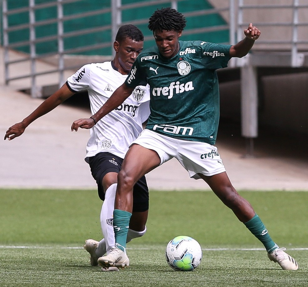 CAMPEONATO BRASILEIRO DE FUTEBOL SUB-20 DE 2020. QUARTAS DE FINAL. JOGO DE IDA. PALMEIRAS-SP. ATLÉTICO-MG.
