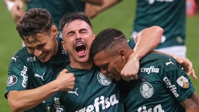 TAÇA LIBERTADORES DA AMÉRICA DE 2020. OITAVAS DE FINAL. JOGO DE VOLTA. PALMEIRAS-SP. BRASIL. CLASSIFICADO. DELFÍN. EQUADOR. ELIMINADO.