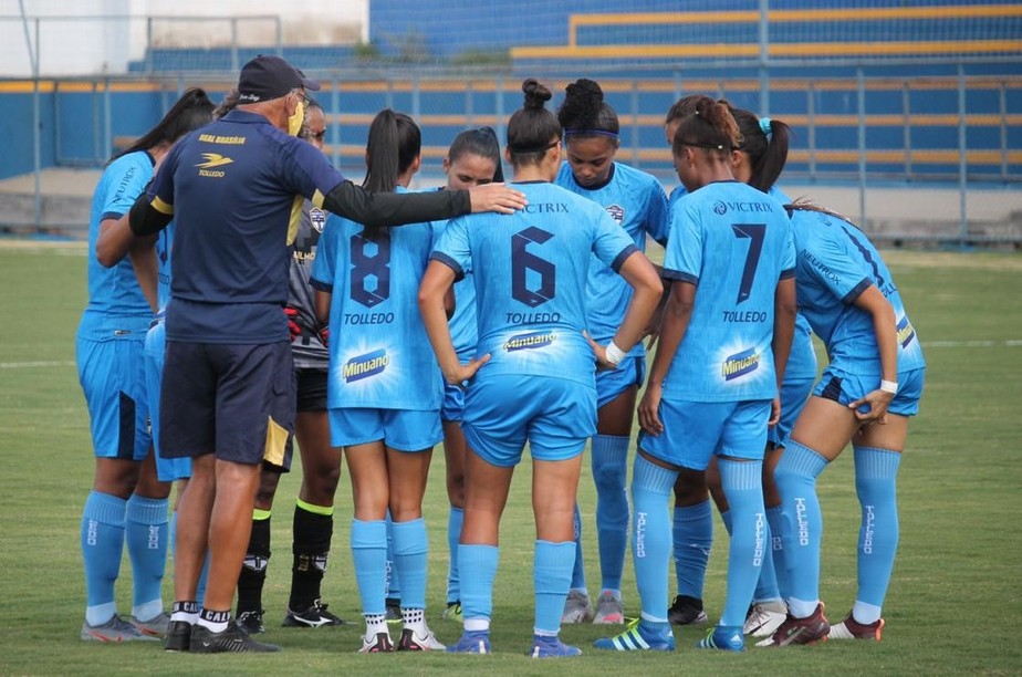 CAMPEONATO BRASILEIRO DE FUTEBOL FEMININO SÉRIE A2 D E2020. QUARTAS DE FINAL. REAL BRASÍLIA-DF. TIRADENTES-PI.