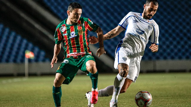 CAMPEONATO BRASILEIRO DA SÉRIE B DE 2020. PRIMEIRA FASE. VIGÉSIMA NONA RODADA. SAMPAIO CORRÊA-MA. AVAÍ-SC.