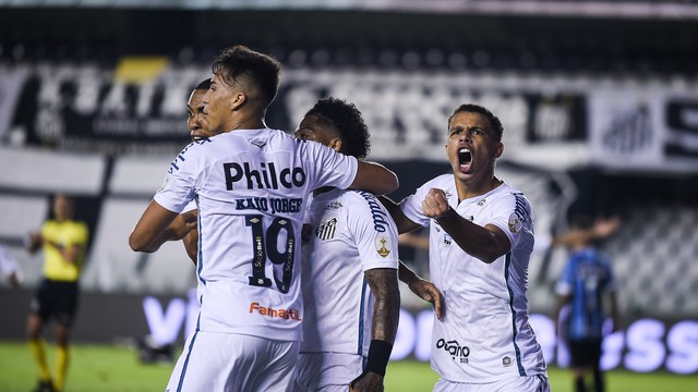 TAÇA LIBERTADORES DA AMÉRICA DE 2020. QUARTAS DE FINAL. JOGO DE VOLTA. SANTOS-SP. BRASIL. CLASSIFICADO. GRÊMIO-RS. BRASIL. ELIMINADO.