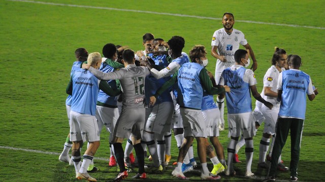 CAMPEONATO BRASILEIRO DA SÉRIE B DE 2020. PRIMEIRA FASE. TRIGÉSIMA SEGUNDA RODADA. AMÉRICA-MG. GUARANI-SP.