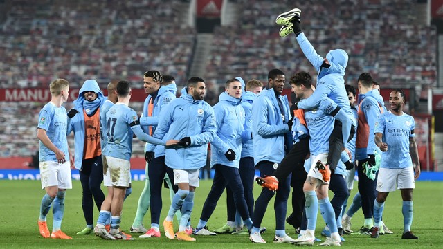 COPA DA LIGA INGLESA. SEMIFINAL. JOGO ÚNICO. MANCHESTER CITY. INGLATERRA. CLASSIFICADO. MANCHESTER UNITED. ELIMINADO. FINAL. 25 DE ABRIL DE 2021. WEMBLEY. LONDRES. TOTTENHAM. INGLATERRA. MANCHETSER CITY. INGLATERRA.