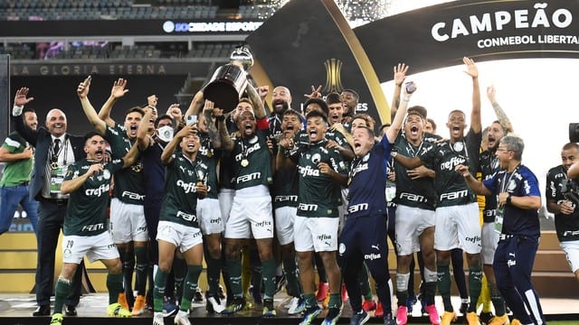 TAÇA LIBERTADORES DA AMÉRICA DE 2020. FINAL. JOGO ÚNICO. PALMEIRAS-SP. CAMPEÃO. BICAMPEÃO. 1999. 2020. SANTOS-SP. VICE-CAMPEÃO.