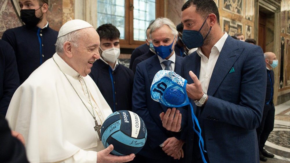 PAPA FRANCISCO. SPEZIA CLUB. ITÁLIA. COPA DA ITÁLIA. ROMA. ITÁLIA.