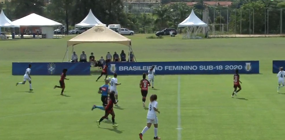 CAMPEONATO BRASILEIRO DE FUTEBOL FEMININO SUB-18. PRIMEIRA FASE. PRIMEIRA RODADA. GRUPO C. SANTOS-SP. VITÓRIA-BA.