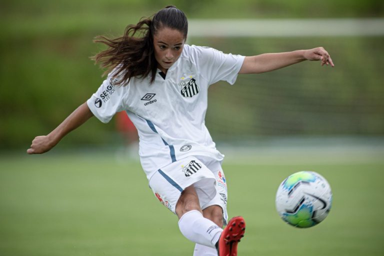 CAMPEONATO BRASILEIRO DE FUTEBOL FEMININO SUB-18 D E2020. PRIEMIRA FASE. SEGUNDA RODADA. GRUPO C. SANTOS-SP. SPORT-PE.