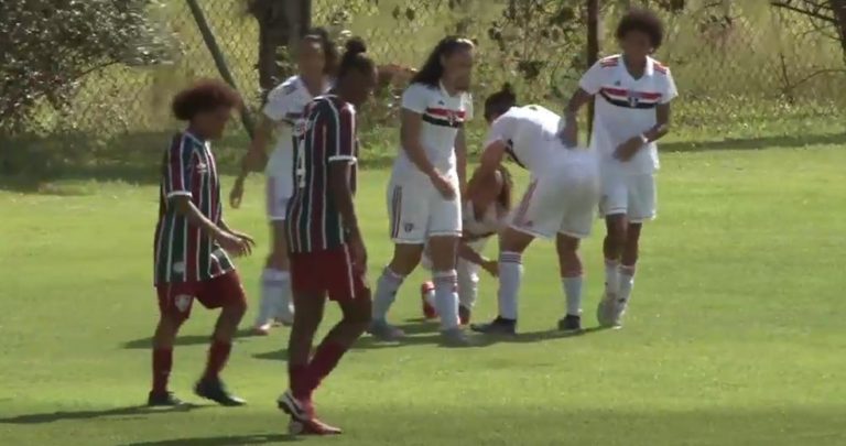 CAMPEONATO BRASILEIRO DE FUTEBOL FEMININO SUB-18 DE 2020. PRIMEIRA FASE. SEGUNDA RODADA. GRUPO B. SÃO PAULO-SP. FLUMINENSE-RJ.