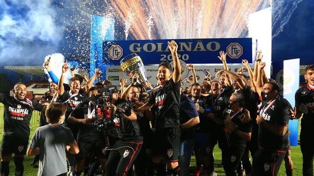 CAMPEONATO GOIANO DE 2020. FINAL. PARTIDA ÚNICA. ATLÉTICO-GO. CAMPEÃO PELA DÉCIMA QUINTA VEZ. GOIANÉSIA-GO. VICE-CAMPEÃO.