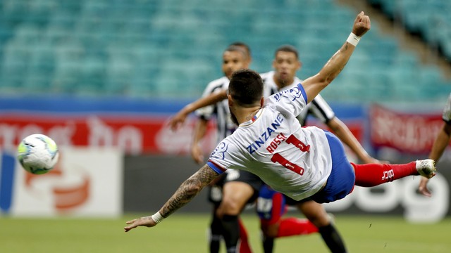 CAMPEONATO BRASILEIRO DA SÉRIE A DE 2020. PRIMEIRA FASE. TRIGÉSIMA OITAVA. BAHIA-BA. SANTOS-SP.