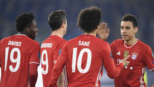 LIGA DOS CAMPEÕES DA EUROPA TEMPORADA 2020.2021. OITAVAS DE FINAL. PRIMEIRA PARTIDA. JOGO DE IDA. BAYERN DE MUNIQUE. ALEMANHA. LAZIO. ITÁLIA.