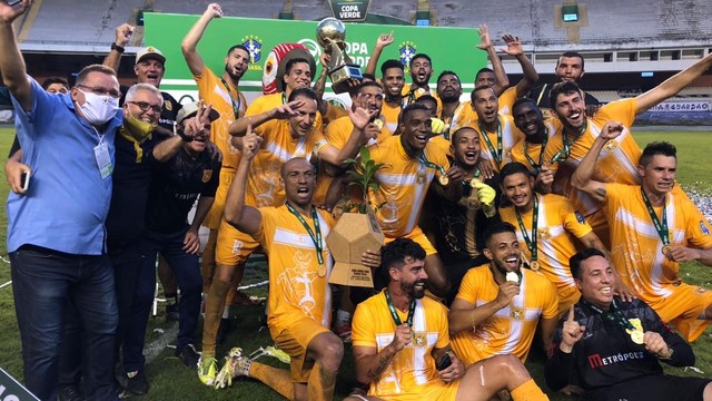 COPA VERDE DE 2020. FINAL. JOGO DE VOLTA. SEGUNDA PARTIDA. BRASILIENSE-DF. CAMPEÃO. REMO-PA. VICE-CAMPEÃO.