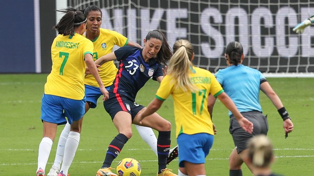 SHE BELIEVES. TORNEIO. SEGUNDA RODADA. QUADRANGULAR FINAL. ESTADOS UNIDOS. BRASIL.