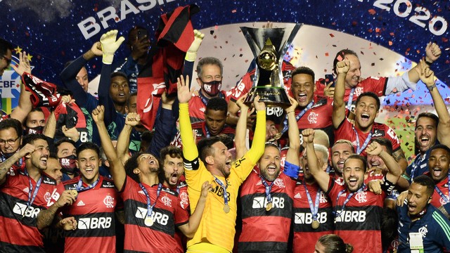 CAMPEONATO BRASILEIRO DA SÉRIE A DE 2020. PRIMEIRA FASE. TRIGÉSIMA OITAVA RODADA. FLAMENGO-RJ. SÃO PAULO-SP.