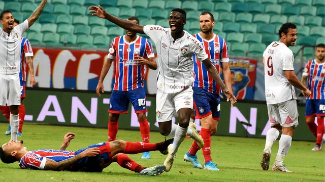 CAMPEONATO BRASILEIRO DA SÉRIE A DE 2020. PRIMEIRA FASE. TRIGÉSIMA QUARTA RODADA. BAHIA-BA. FLUMINENSE-RJ.