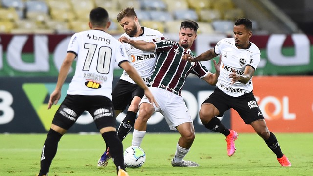 CAMPEONATO BRASILEIRO DA SÉRIE A DE 2020. PRIMEIRA FASE. TRIGÉSIMA QUINTA RODADA. FLUMINENSE-RJ. ATLÉTICO-MG.