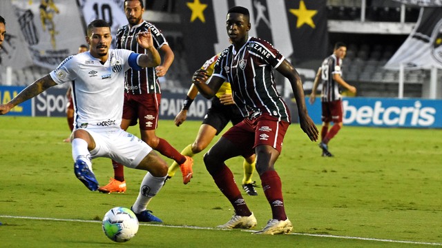 CAMPEONATO BRASILEIRO DA SÉRIE A DE 2020. PRIMEIRA FASE. TRIGÉSIMA SÉTIMA RODADA. SANTOS-SP. FLUMINENSE-RJ.