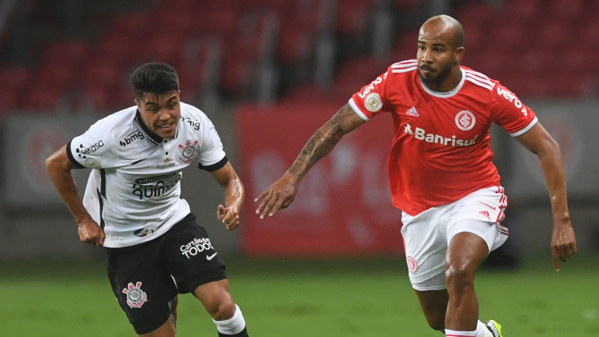 CAMPEONATO BRASILEIRO DA SÉRIE A DE 2020. PRIMEIRA FASE. TRIGÉSIMA OITAVA RODADA. INTERNACIONAL-RS. CORINTHIANS-SP.