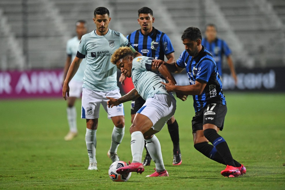 TAÇA LIBERTADORES DA AMÉRICA DE 2021. PRIEMIRA FASE. JOGO DE IDA. PRIMEIRA PARTIDA. LIVERPOOL. URUGUAI. UNIVERSIDAD DE QUITO. EQUADOR.