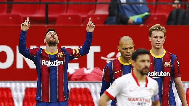 CAMPEONATO ESPANHOL. LA LIGA PRIMEIRA FASE. BARCELONA. ESPANHA. SEVILLA. ESPANHA. VIGÉSIMA QUINTA RODADA.