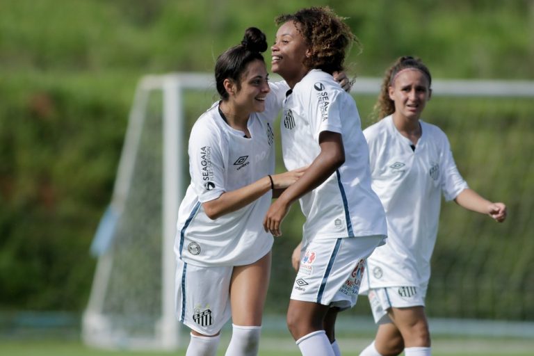 CAMPEONATO BRASILEIRO DE FUTEBOL FEMININO SUB-18. DE 2020. PRIMEIRA FASE. GRUPO C. QUINTA RODADA. SPORT-PE. SANTOS-SP.
