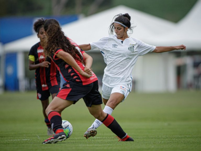 CAMPEONATO BRASILEIRO DE FUTEBOL FEMININO SUB-18 DE 2020. PRIMEIRA FASE. SEXTA RODADA. GRUPO C. SANTOS-SP. VITÓRIA-BA.