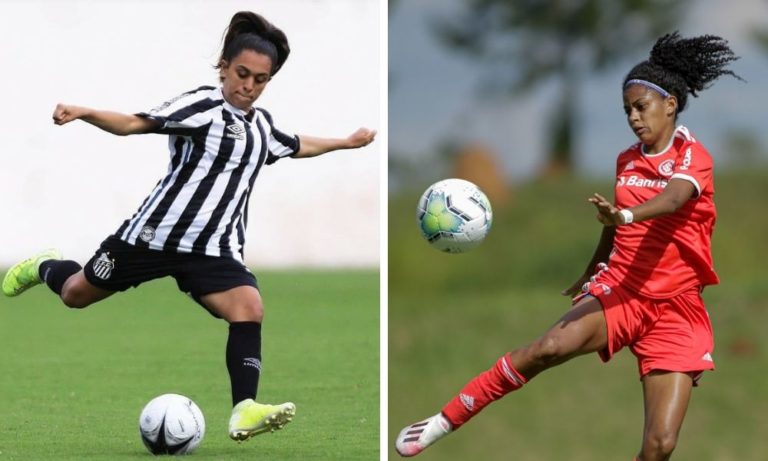 CAMPEONATO BRASILEIRO DE FUTEBOL FEMININO SUB-18 D E2020. SEGUNDA FASE. TERCEIRA RODADA. GRUPO G. SANTOS-SP. PALMEIRAS-SP.
