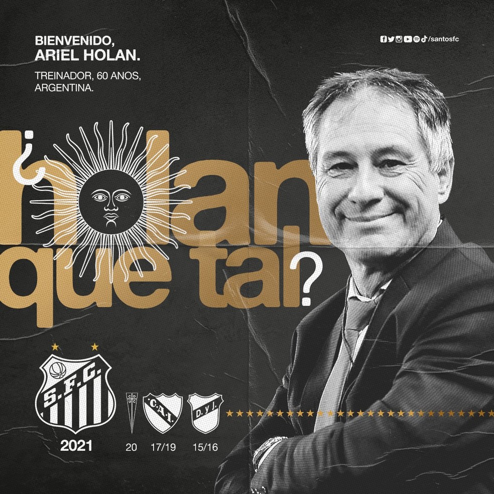 SANTOS-SP. ARIEL HOLAN.