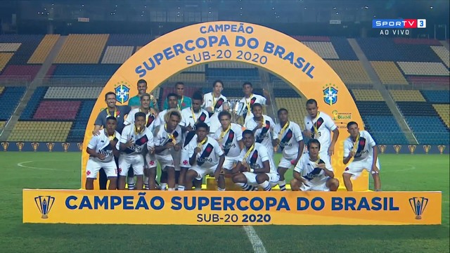 SUPERCOPA DO BRASIL SUB-20. FINAL. JOGO ÚNICO. VASCO-RJ. CAMPEÃO. ATLÉTICO-MG. VICE-CAMPEÃO.