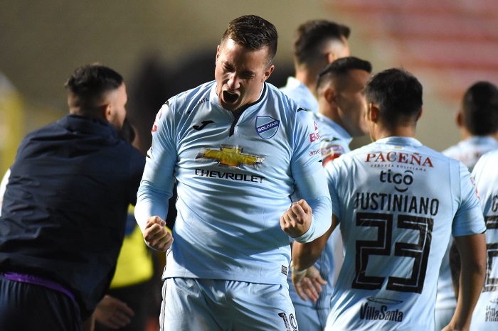 TAÇA LIBERTADORES DA AMÉRICA DE 2021. SEGUNDA FASE. JOGOD E VOLTA. SEGUNDA PARTIDA. BOLÍVAR. BOLÍVIA. MONTEVIDEO WANDERERS. URUGUAI. ELIMINADO.