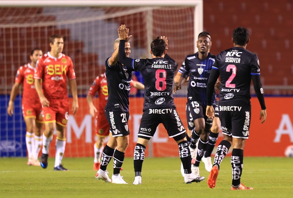 TAÇA LIBERTADORES DA AMÉRICA DE 2021. SEGUNDA FASE. JOGO DE VOLTA. SEGUNDA PARTIDA. UNIÓN ESPAÑOLA. CHILE. ELIMINADO. INDEPENDIENETE DEL VALLE. EQUADOR. CLASSIFICADO.