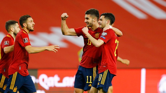 ELIMINATÓRIAS DA EUROPA. COPA DO MUNDO DE 2022. CATAR. PRIMEIRA FASE. TERCEIRA RODADA. ESPANHA. KOSOVO. GRUPO B.