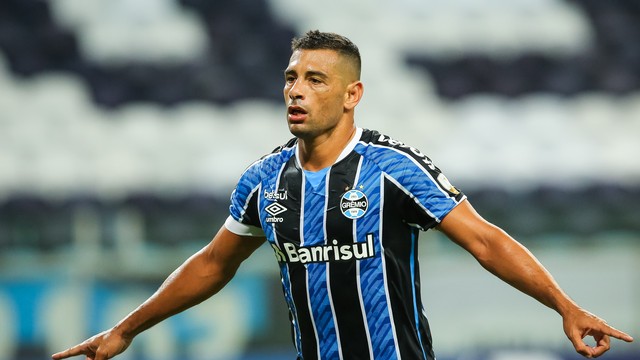TAÇA LIBERTADORES DA AMÉRICA DE 2021. SEGUNDA FASE. JOGO DE IDA. PRIMEIRA PARTIDA. GRÊMIO-RS. BRASIL. AYACUCHO. PERU.