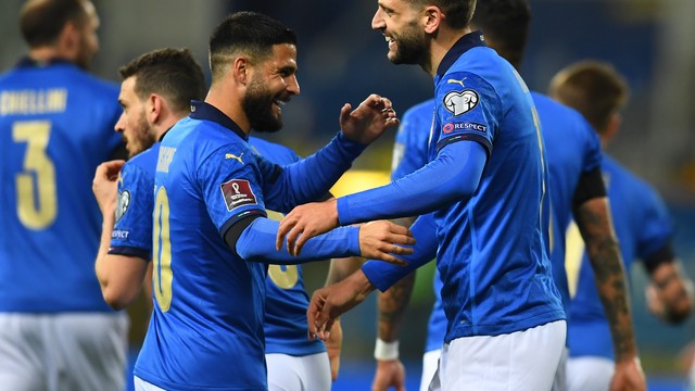 ELIMINATÓRIAS DA EUROPA. COPA DO MUNDO DE 2022. PRIMEIRA FASE. PRIMEIRA RODADA. GRUPO C. ITÁLIA. IRLANDA DO NORTE.