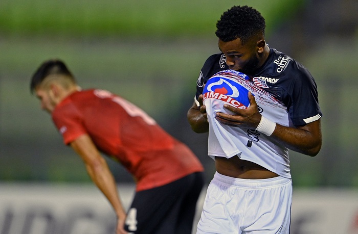 TAÇA LIBERTADORES DA AMÉRICA DE 2021. SEGUNDA FASE. JOGO DE IDA. PRIMEIRA PARTIDA. JUNIOR BARRANQUILLA. COLÔMBIA. CARACAS. VENEZUELA.