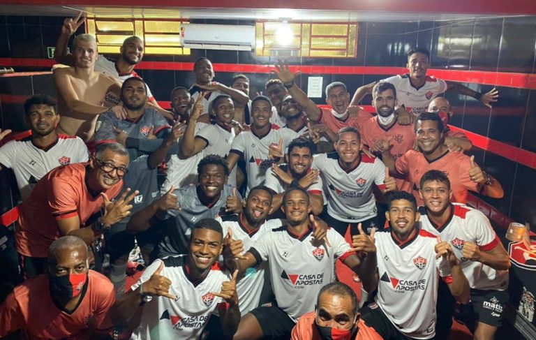 COPA DO BRASIL. PRIMEIRA FASE. JOGO ÚNICO. VITÓRIA-BA. CLASSIFICADO. ÁGUIA NEGRA-MS. ELIMINADO.